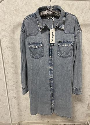 Джинсова сукня-сорочка wrangler