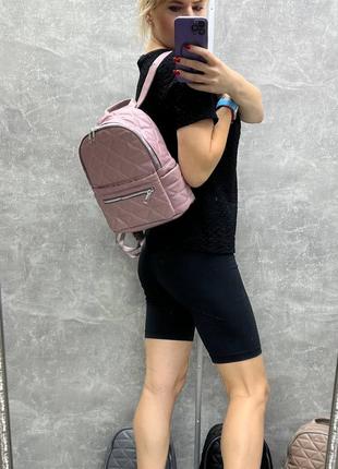 Молодіжний стьобаний жіночий рюкзак9 фото