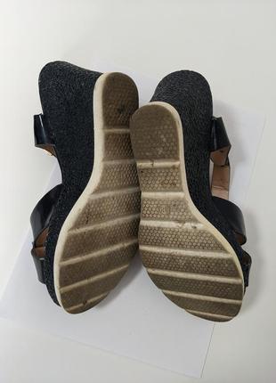 Босоніжки босоножки сандалии сандалі синие сині розмір размер 384 фото
