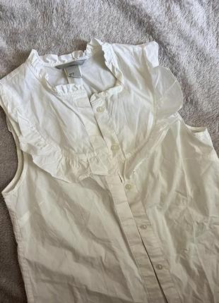 Белая блуза