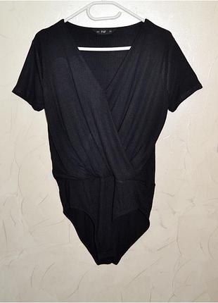 Боди топ в рубчик f&f трикотаж вискоза р.l\xl