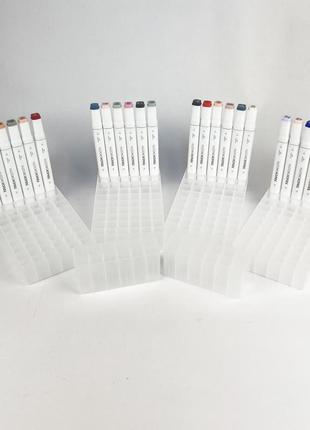 Подставка для маркеров органайзер для канцелярских принадлежностей на 262 ячейки прозрачная