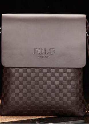 Акція!!! чоловіча сумка polo videng paris+годинник в подарунок5 фото