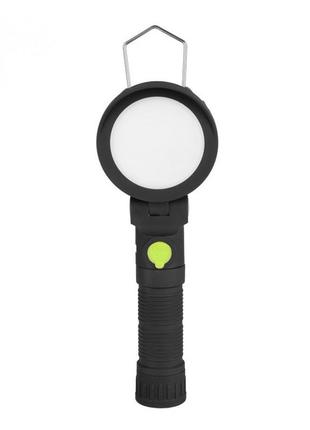 Акумуляторний світлодіодний круглий ліхтарик wt-299 автомобільний ліхтар із трьома режимами свічення7 фото