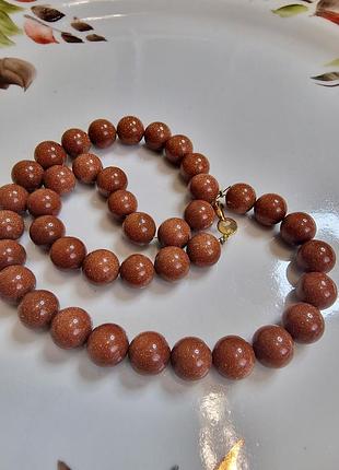 Красивое винтажное колье, ожерелье, бусы