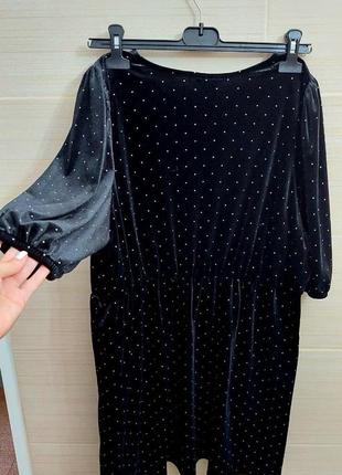 Продам платье велюр monki,размер м-l2 фото