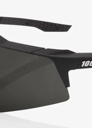 Окуляри ride 100% speedcraft xs - soft tact black - smoke lens, colored lens (61005-102-01), colored lens1 фото