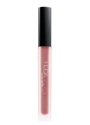 Жидкая матовая помада huda beauty liquid matte lipstick в оттенке perfectionist, 1,9 мл