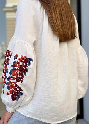 Вишиванка вишита сорочка біла