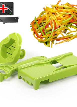 Овочерізка овощечистка miracle peeler. ніж для чищення і нарізки овочів тонкими смужками. дошка для нарізки