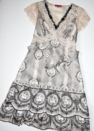 K.derhy 100% шовк ексклюзивна сукня від преміального бренду фото  та опис