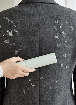 Роликовая многоразовая дорожная щетка для ворса с самоочищанием hair removal brush...