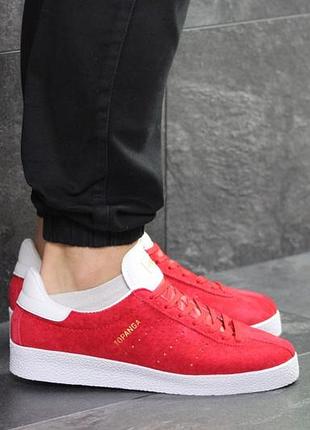 Чоловічі кеди adidas topanga red white/легкі кеди для чоловіків/кеди для хлопців