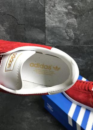 Чоловічі кеди adidas topanga red white/легкі кеди для чоловіків/кеди для хлопців5 фото