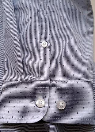 (855) отличная мужская  рубашка tailoring by  f& f slim fit /размер  xl7 фото