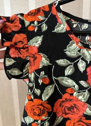 Блуза в цветочный принт shein3 фото