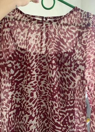 Сукня, плаття з рукавами, леопардовий принт topshop6 фото