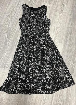 Класична сукня плаття  у крапку горох stockh lm у стилі cos arket