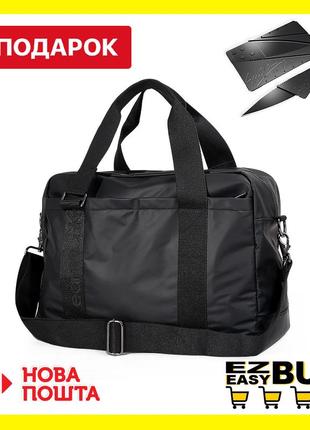 Городская сумка calvin klein для ноутбука до 18". спортивная сумка через плечо. черная сумка для учебы.