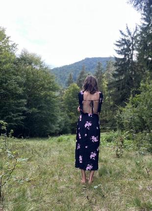 Платье zara/ миди платье