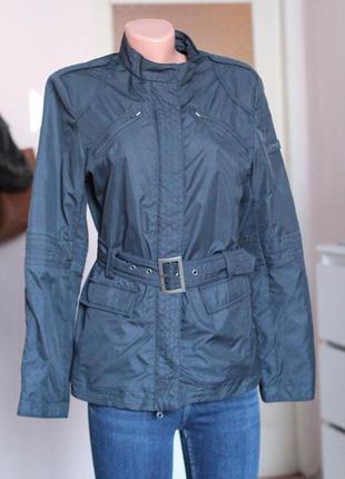 Осенняя синяя куртка Diesel Kids Drylli polo-collar dress 36 размер с