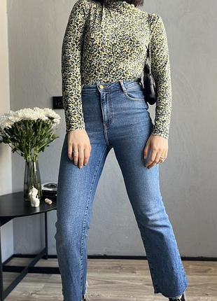 Укороченные джинсы от zara2 фото