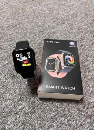 Smart watch i7 pro max серія 7 спортивний розумний годинник водонепроникний чорний