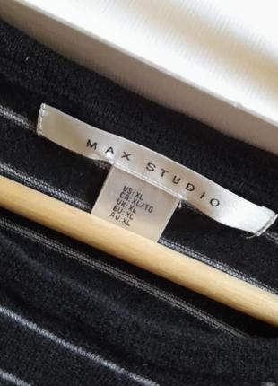 Max studio свитер джемпер в полоску р л- хл шерсть2 фото