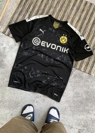 Puma borussia dortmund bvb paco alcacer opel jersey мужская футболка футбольная джерси черная пума боруссия дортмунд пако фк винтаж оригинал размер l