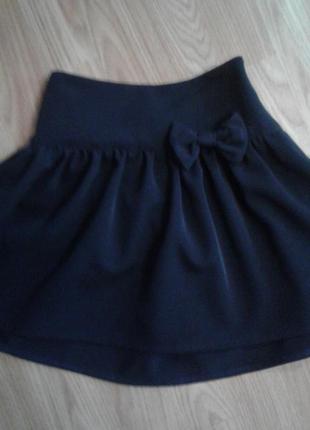 Школьная юбка с бантиком6 фото