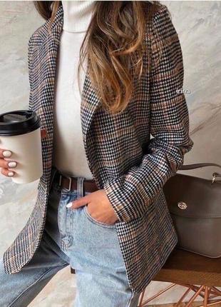 Стильна тепла зручна красива жіноча красива зручна модна трендова тепла куртка піджак сірий сіра5 фото