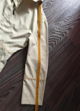 Роскошная куртка италия. куртка bellina. весенняя куртка. куртка молочного цвета.7 фото