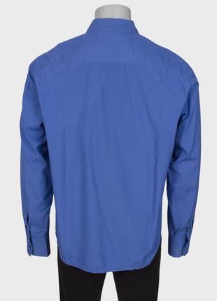 Голубая рубашка известного бренда armani exchenge4 фото