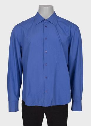 Блакитна сорочка відомого бренду armani bag exchenge