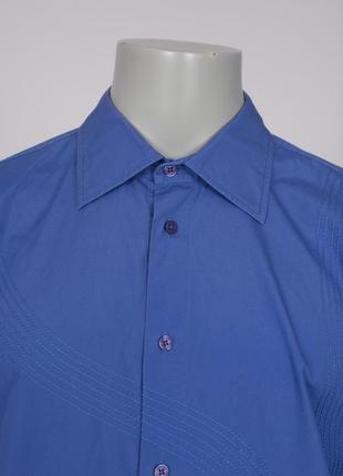 Голубая рубашка известного бренда armani exchenge2 фото