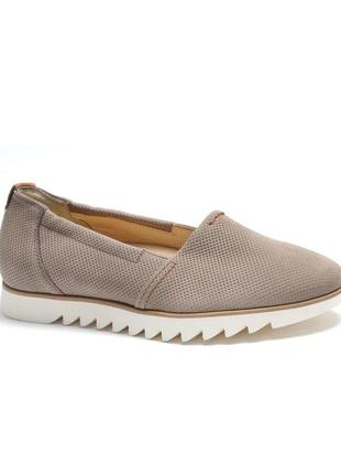 Кожаные туфли из нубука geox ecco vagabond clarks