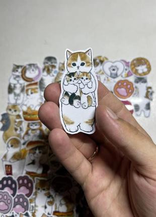 Наклейки коты, наклейки котики, стикеры, кот, коты, наклейка