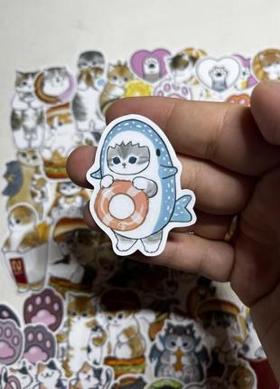 Наклейки коты, наклейки котики, стикеры, кот, коты, наклейка