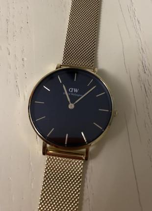 Часы daniel wellington petite melrose black8 фото