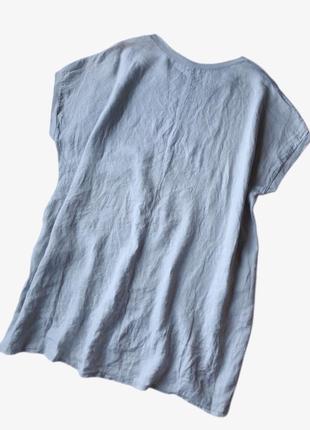 100%льняная блузка/ туника от new collection2 фото