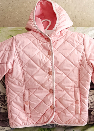 Курточка нежно-розового цвета на кнопочках