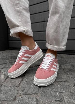 Крутые замшевые кроссовки adidas gazelle3 фото