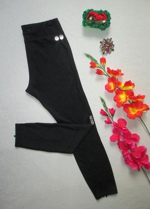 Крутые утепленные брендовые базовые чёрные спортивные лосины леггинсы тайтсы li-ning5 фото