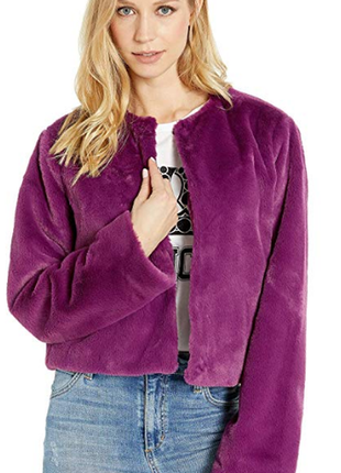 Нове манто juicy couture faux fur jacket, оригінал!