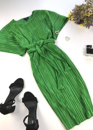 Плиссированное платье