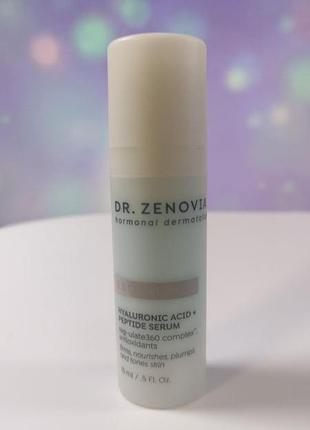 Увлажняющая сыворотка для упругости кожи dr. zenovia hyaluronic acid + peptide serum, 5ml1 фото