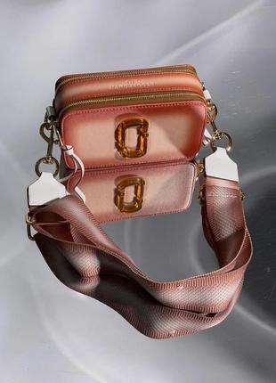 Женская сумка через плечо marc jacobs the snapshot summer orange марк джейкобс кросс - боди8 фото