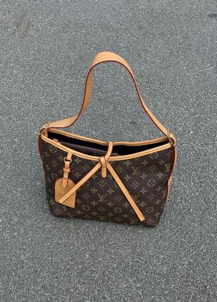 Сумка женская louis vuitton carryall mm brown/camel lv луи витон через плечо шопер8 фото