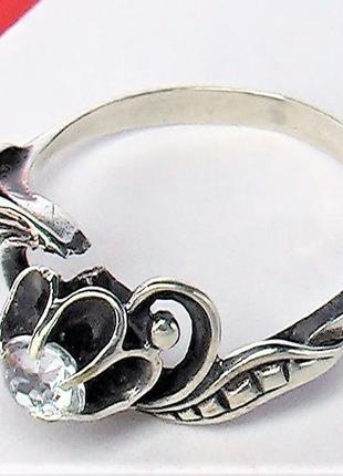Кольцо перстень серебро ссср 875 проба 2,62 грамма размер 18,5