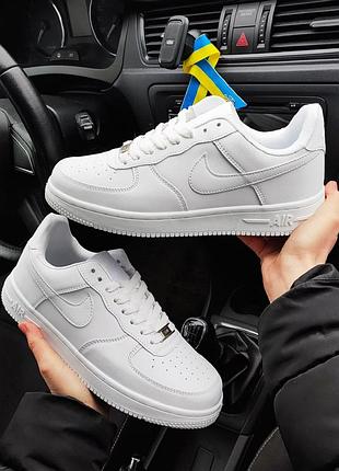 🆙🆕 кроссовки nike air force 1 black/white белые крутые лимитированная серия